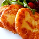 Tortitas de papa con jamón